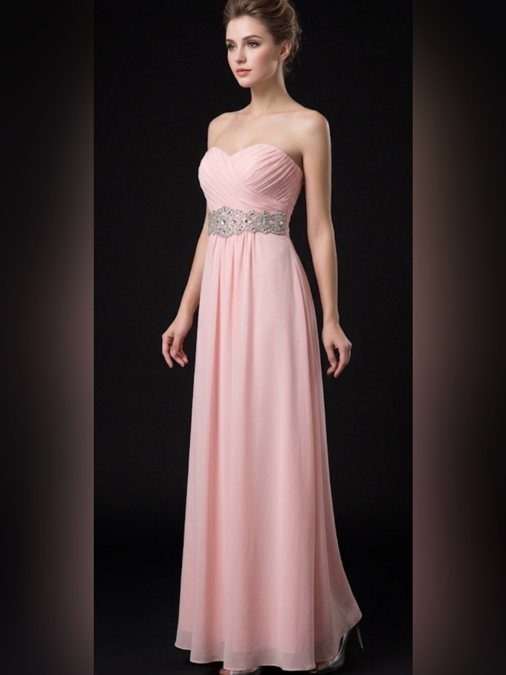 Elegant MICHELLE Strapless Gown - Size 3